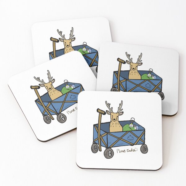 Item preview, Deer Wagon Camping Cart Adventure designed and sold by Pinetuka.