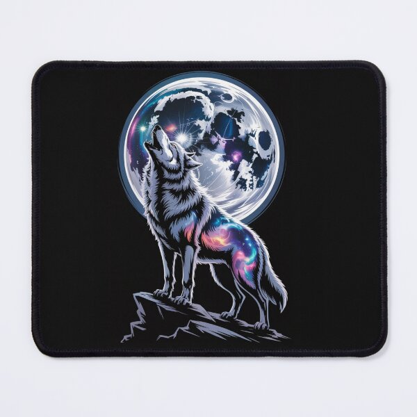 Item preview, A Dreamlike Galaxy Wolf designed and sold by StellarSnap.