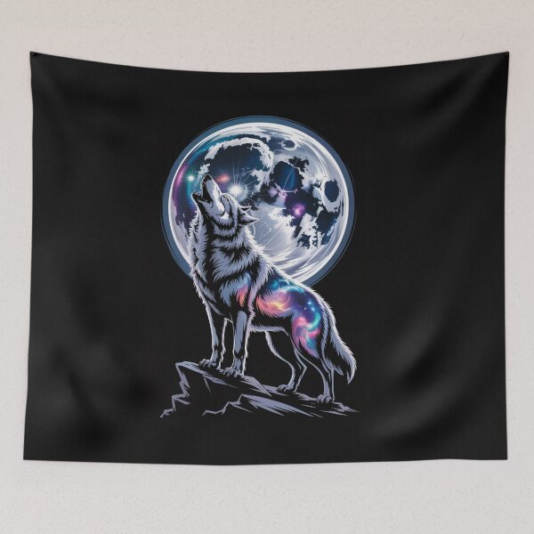 Item preview, A Dreamlike Galaxy Wolf  designed and sold by StellarSnap.