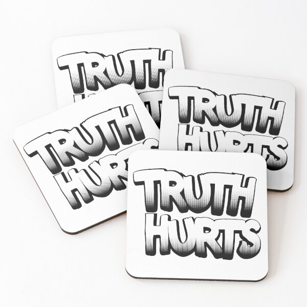 Item preview, Truth Hurts - Bold Typographic Statement Tee designed and sold by All DayTees.