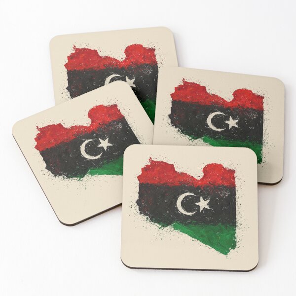 Item preview, Libya flag painted designed and sold by ilakz.