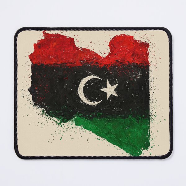 Item preview, Libya flag painted designed and sold by ilakz.
