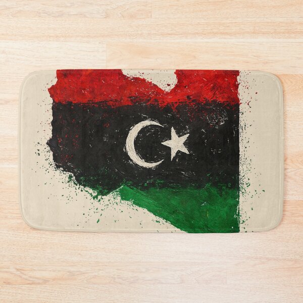 Item preview, Libya flag painted designed and sold by ilakz.