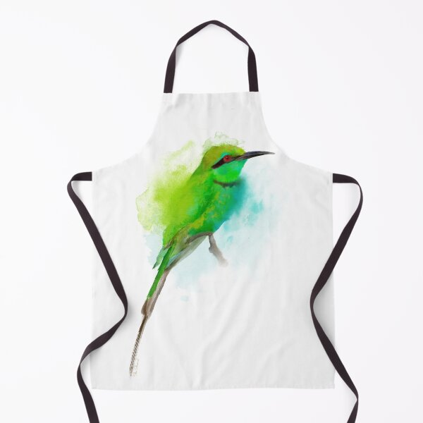 Item preview, Arabian Green Bee-Eater - Watercolor bird art by The Shamal designed and sold by CreatEVEdesign.