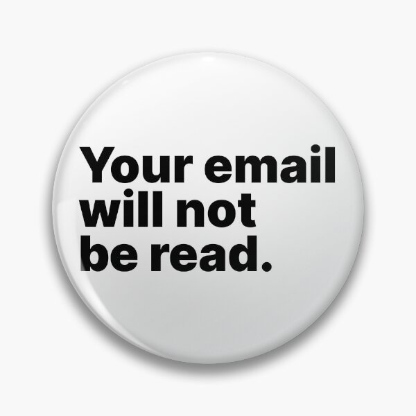 Item preview, Your email will not be read | Black text designed and sold by ThingsOnTees.