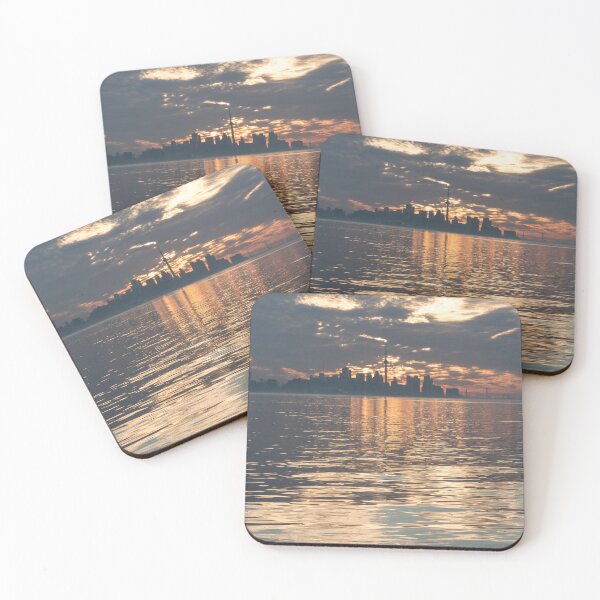 Item preview, Toronto Skyline Silky Ripples Calmness designed and sold by Georgia Mizuleva.