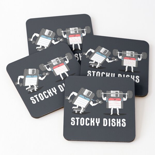 Item preview, Stocky Disks Funny Retro 90s Tech designed and sold by Nerd Shizzle.