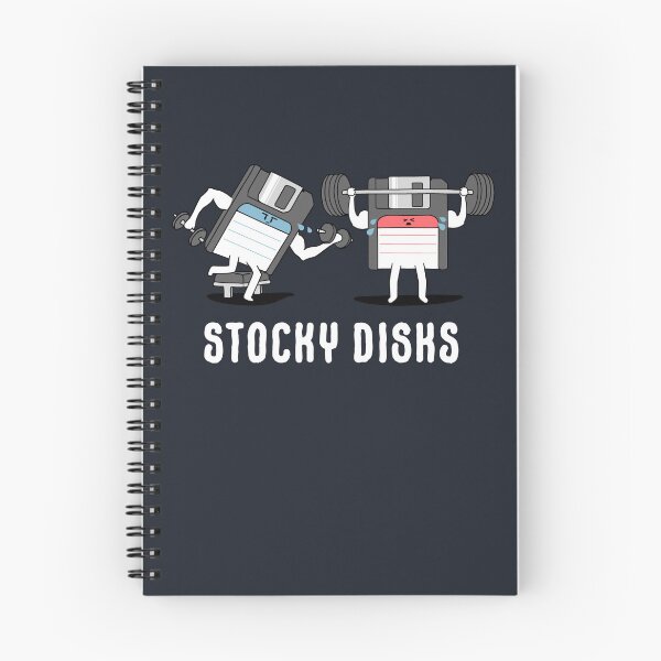 Item preview, Stocky Disks Funny Retro 90s Tech designed and sold by Nerd Shizzle.