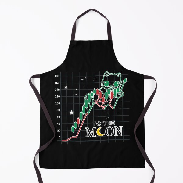 Item preview, To The Moon Cat – Bull Market Chibi Style for Traders designed and sold by BGMeYou.