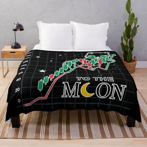 Item preview, To The Moon Cat – Bull Market Chibi Style for Traders designed and sold by BGMeYou.