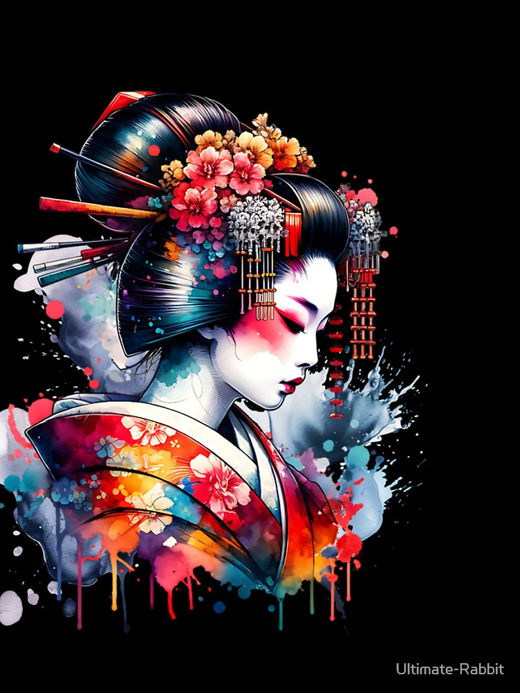 Thumbnail 4 of 4, iPhone Case, Geisha designed and sold by Ultimate-Rabbit.