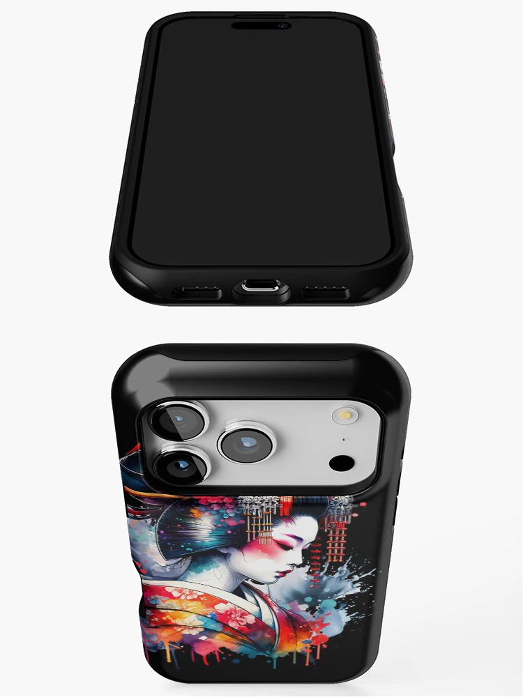 Thumbnail 3 of 4, iPhone Case, Geisha designed and sold by Ultimate-Rabbit.