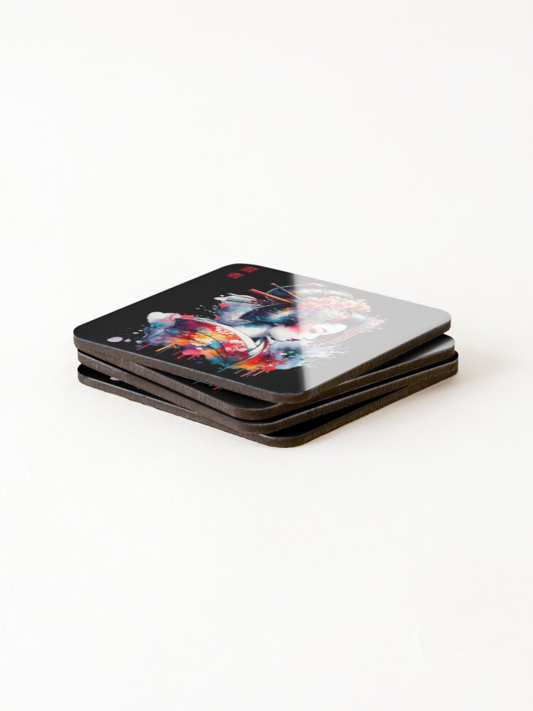 Thumbnail 4 of 5, Coasters (Set of 4), Geisha designed and sold by Ultimate-Rabbit.