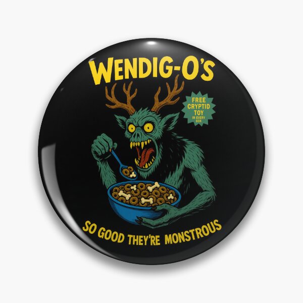 Item preview, Wendig-O’s Cereal Parody | Funny Horror Cryptid Wendigo designed and sold by Shirt-Face.