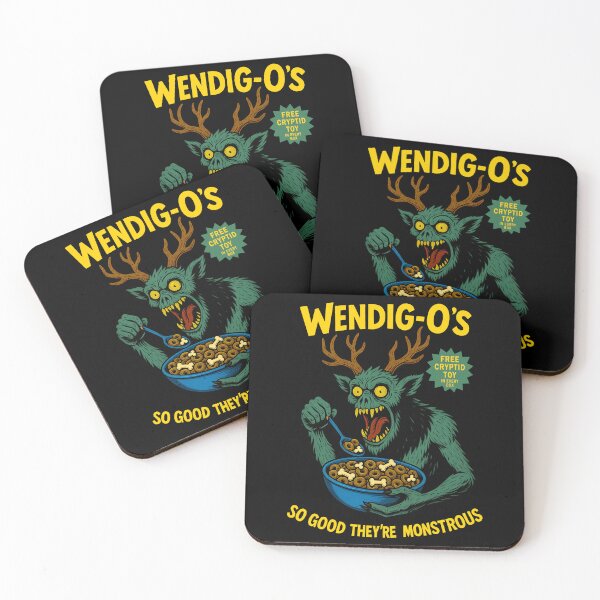 Item preview, Wendig-O’s Cereal Parody | Funny Horror Cryptid Wendigo designed and sold by Shirt-Face.