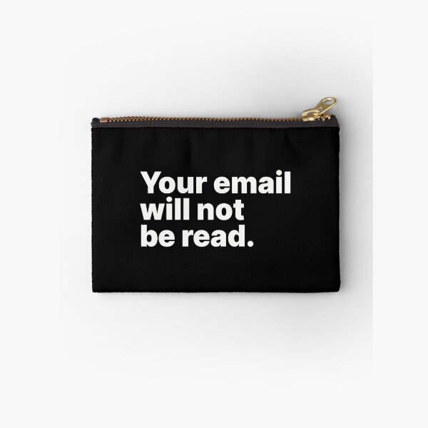 Item preview, Your email will not be read | White text designed and sold by ThingsOnTees.