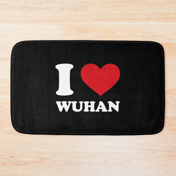 Item preview, I ❤️ Wuhan – Simple City Love Design designed and sold by EmeraldeaArt.