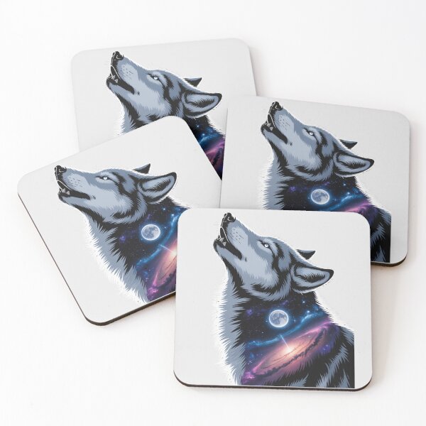 Item preview, Wolf of the Cosmos designed and sold by StellarSnap.