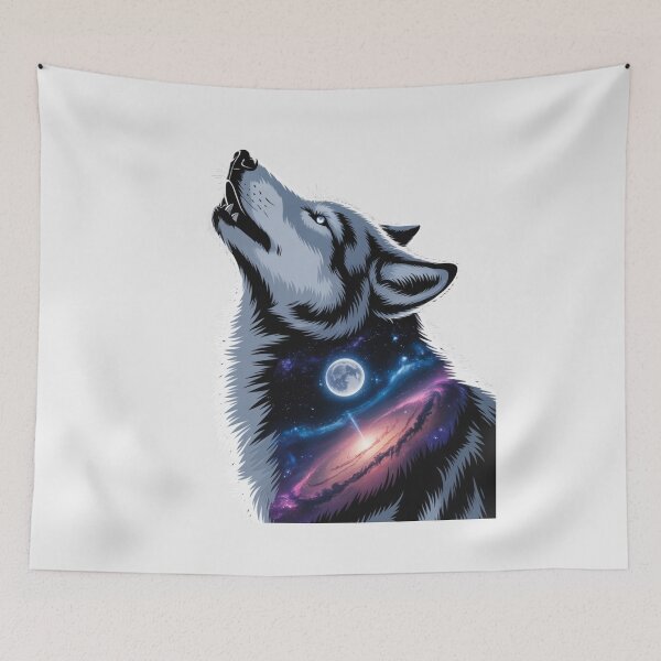 Item preview, Wolf of the Cosmos designed and sold by StellarSnap.