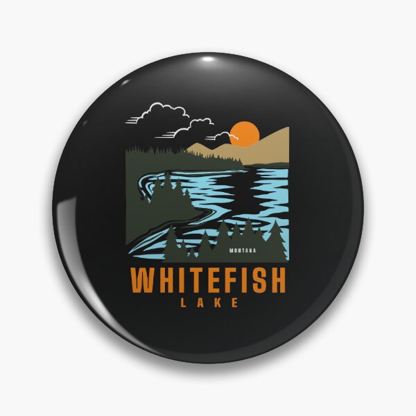 Item preview, Whitefish Montana Lake designed and sold by lydiavine.