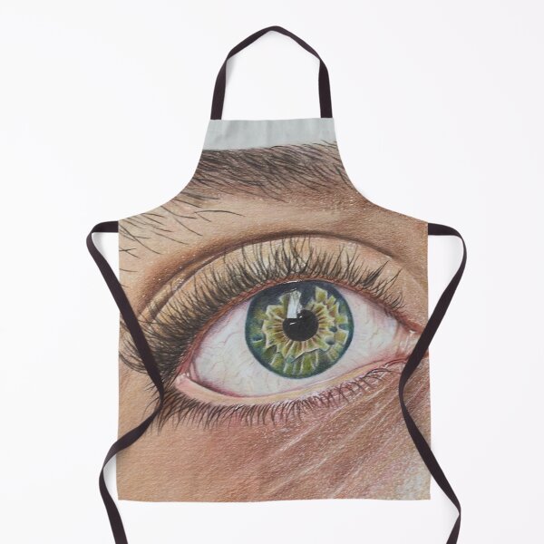 Item preview, The Window Within" – Hyperrealistic Eye Drawing in Colored Pencil designed and sold by Blueangelgal.