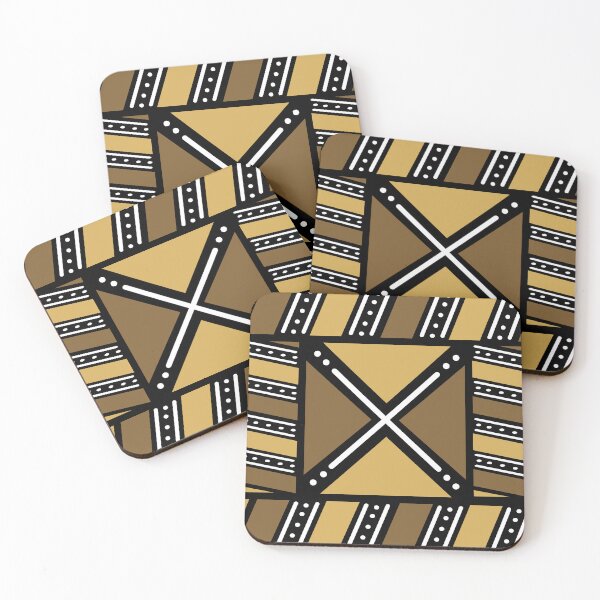 Item preview, Bogolan-inspired print designed and sold by Wolagno.
