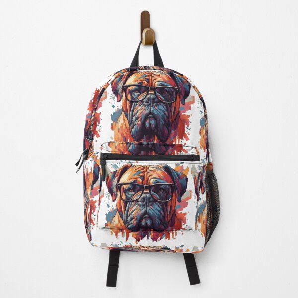 Item preview, Pop Art Canine Bulldog Dog with Glasses designed and sold by Brushlight Studio.