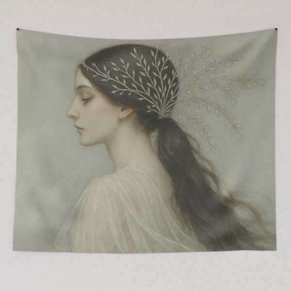 Item preview, Elegant young woman with headdress designed and sold by Sigtrix.