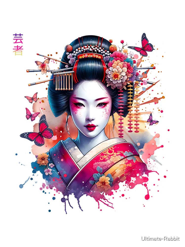 Thumbnail 4 of 4, iPhone Case, Geisha designed and sold by Ultimate-Rabbit.