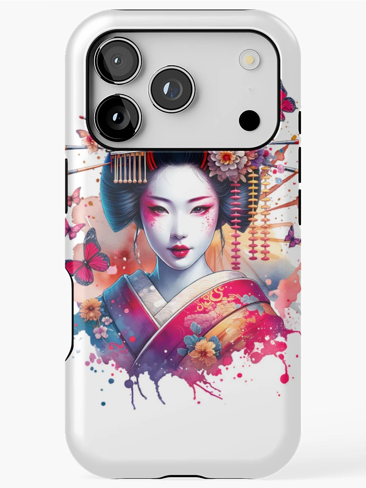 Thumbnail 1 of 4, iPhone Case, Geisha designed and sold by Ultimate-Rabbit.