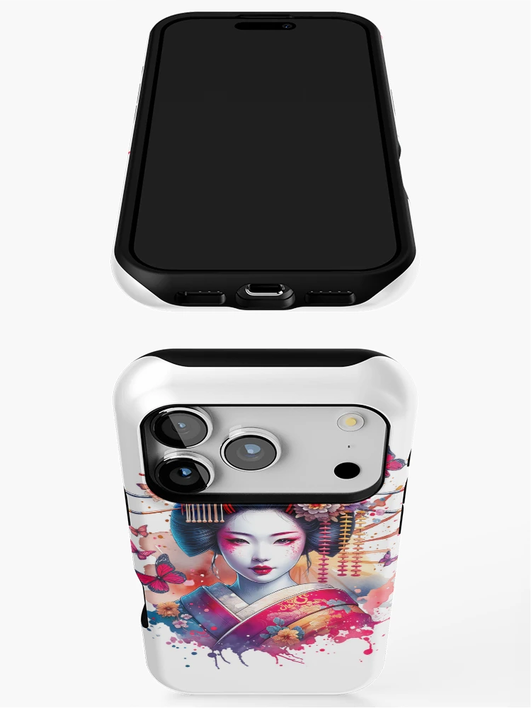 Thumbnail 3 of 4, iPhone Case, Geisha designed and sold by Ultimate-Rabbit.