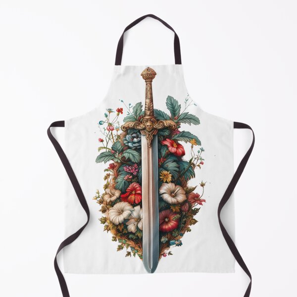 Aperçu de l'œuvre Épée et fleurs créée et vendue par MendaciousMina.