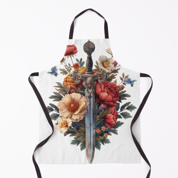 Aperçu de l'œuvre Épée et fleurs créée et vendue par MendaciousMina.