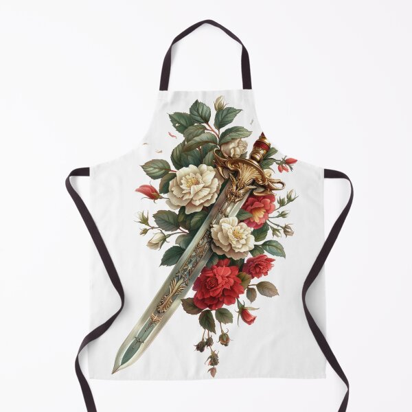 Aperçu de l'œuvre Épée et fleurs créée et vendue par MendaciousMina.