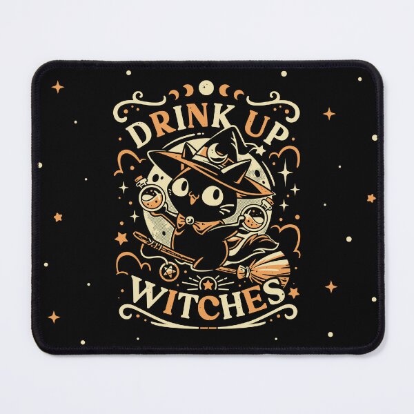 Item preview, Drink Like a Witch - Flying Cat designed and sold by Snouleaf.