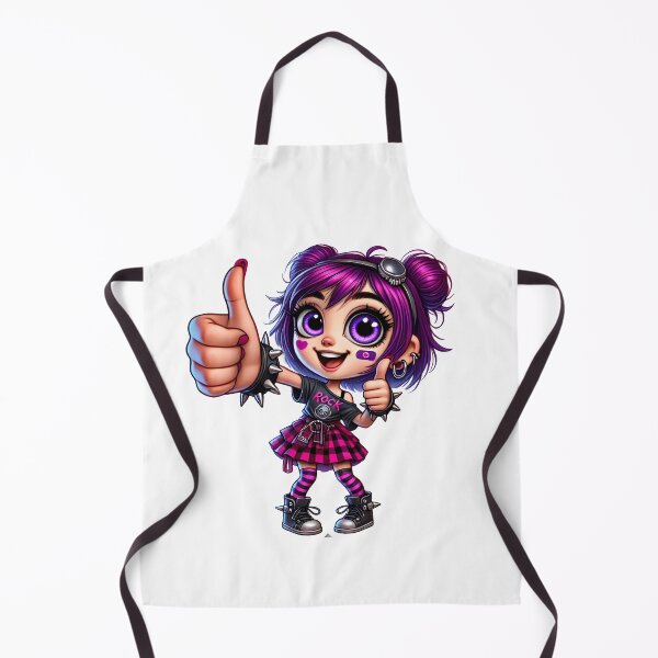 Item preview, Spiky Brat Grrl – Positivity, but Make it Metal designed and sold by Ssevi.