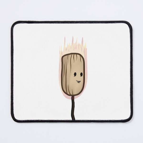 Item preview, smiling marshmallow on a stick designed and sold by WTFARBA.