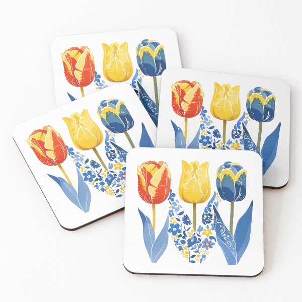Aperçu de l'œuvre Tulipes funky créée et vendue par MendaciousMina.