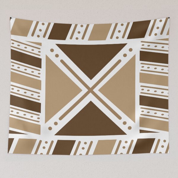 Item preview, Bogolan-inspired print designed and sold by Wolagno.