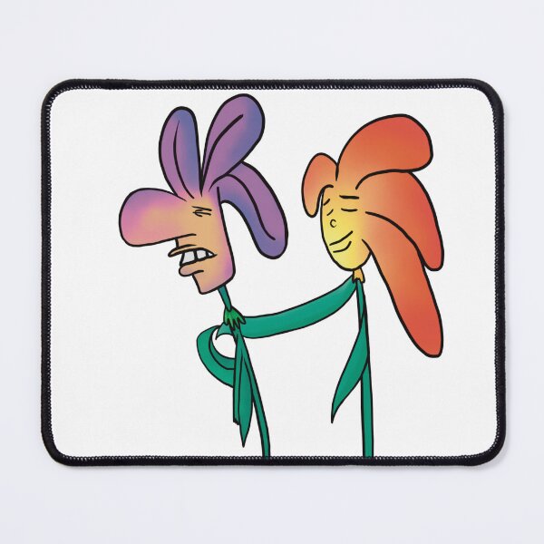 Item preview, couple of flowers: supporting girl and sad boy designed and sold by WTFARBA.