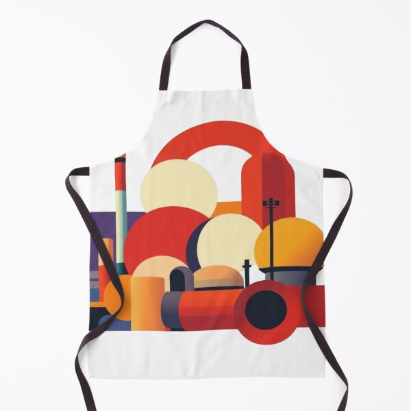 Item preview, Industrial Dreamscape – Fernand Léger Inspired Geometric Compositio designed and sold by TwoDotsStudio.