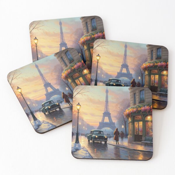 Item preview, Winter Charm of Parisian Streets designed and sold by BlareBlare.
