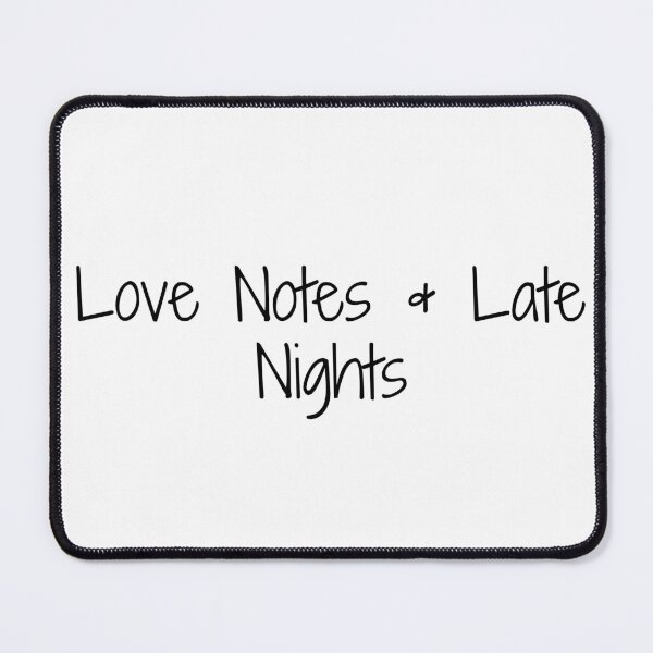 Item preview, Love Notes & Late Nights designed and sold by Ninjacatoff.