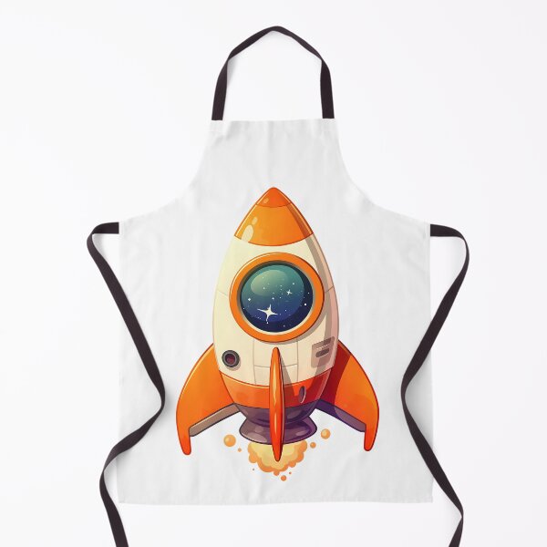 Item preview, Cute Space Rocket - Cartoon Spacecraft designed and sold by bapupa.