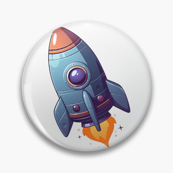 Item preview, Cute Space Rocket - Whimsical Space designed and sold by bapupa.