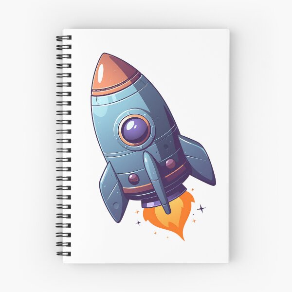 Item preview, Cute Space Rocket - Whimsical Space designed and sold by bapupa.