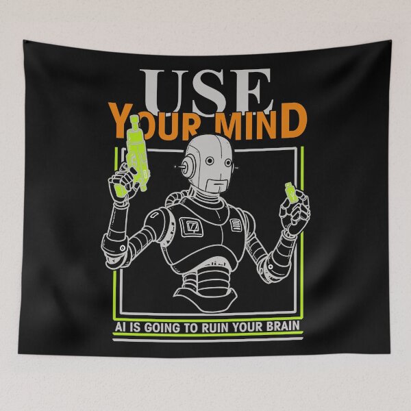 Item preview, Use Your Brain (Before AI Does) designed and sold by Pulse Creativity Designs.