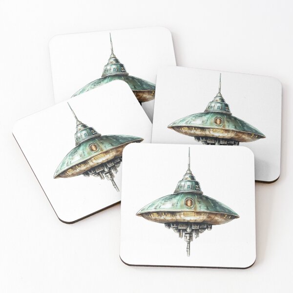 Item preview, Alien Spaceship - Sci-Fi Spacecraft designed and sold by bapupa.