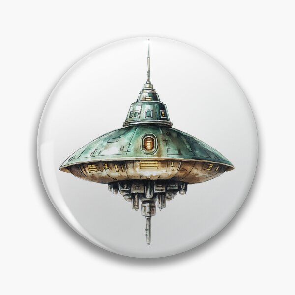 Item preview, Alien Spaceship - Sci-Fi Spacecraft designed and sold by bapupa.