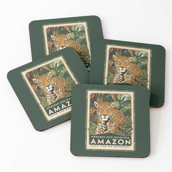 Item preview, A Vintage Illustration of Amazon Rainforest - Brazil  designed and sold by GoodOldVintage.